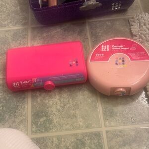 Caboodles Pink and Peach Cosmetic containers